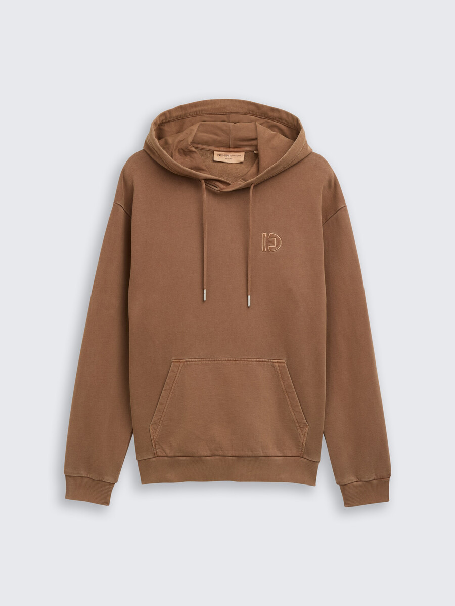 Überfärbter hoodie