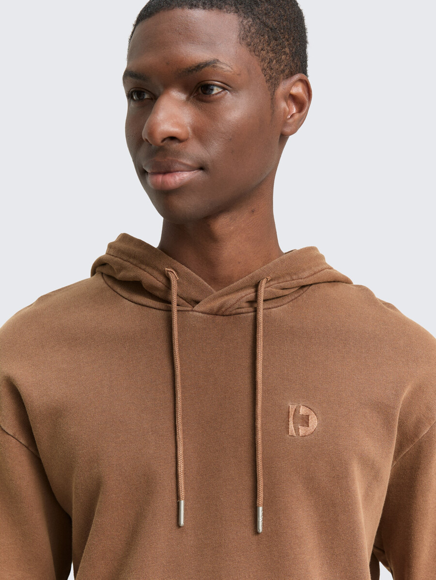 Überfärbter hoodie
