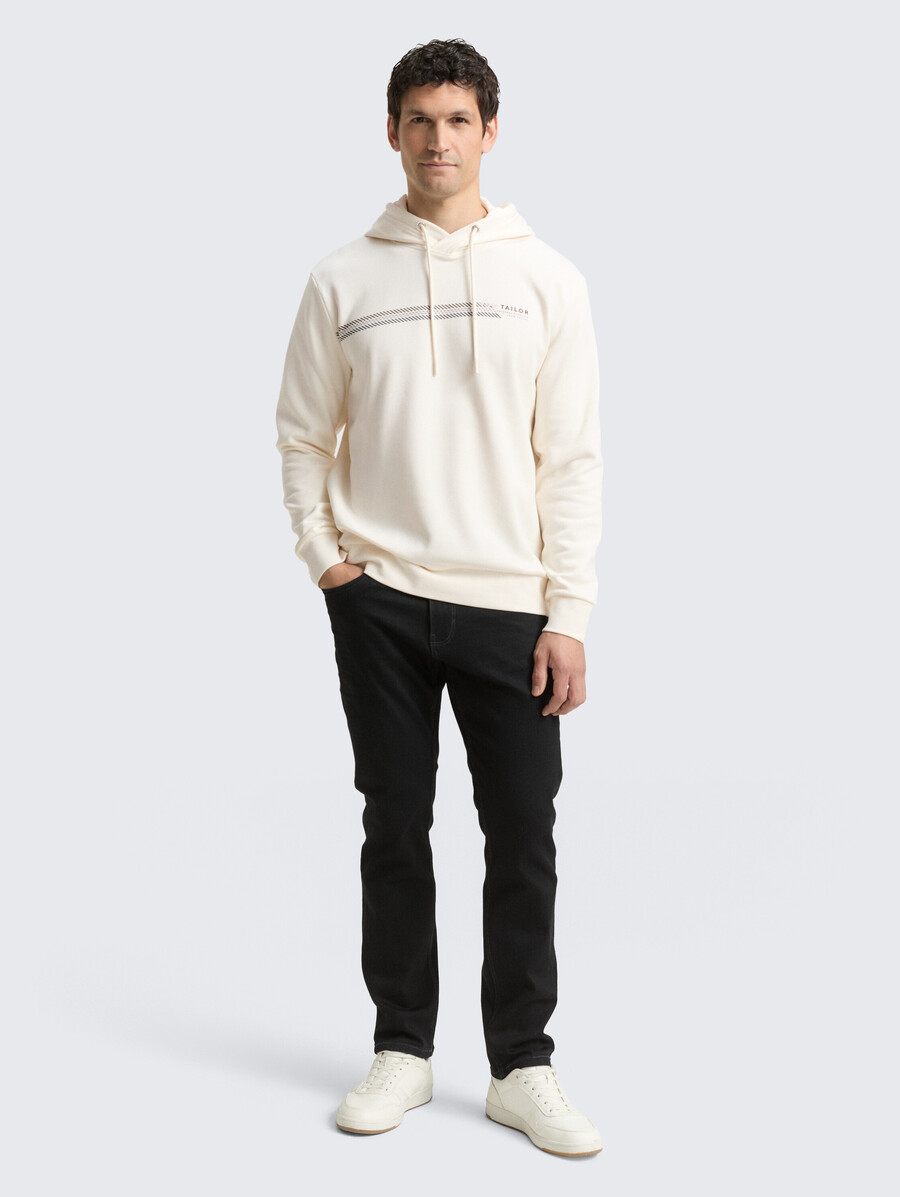 kapuzenpullover mit logodruck