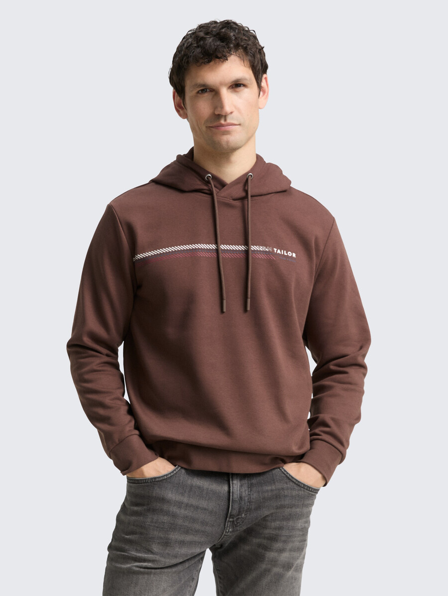 kapuzenpullover mit logodruck
