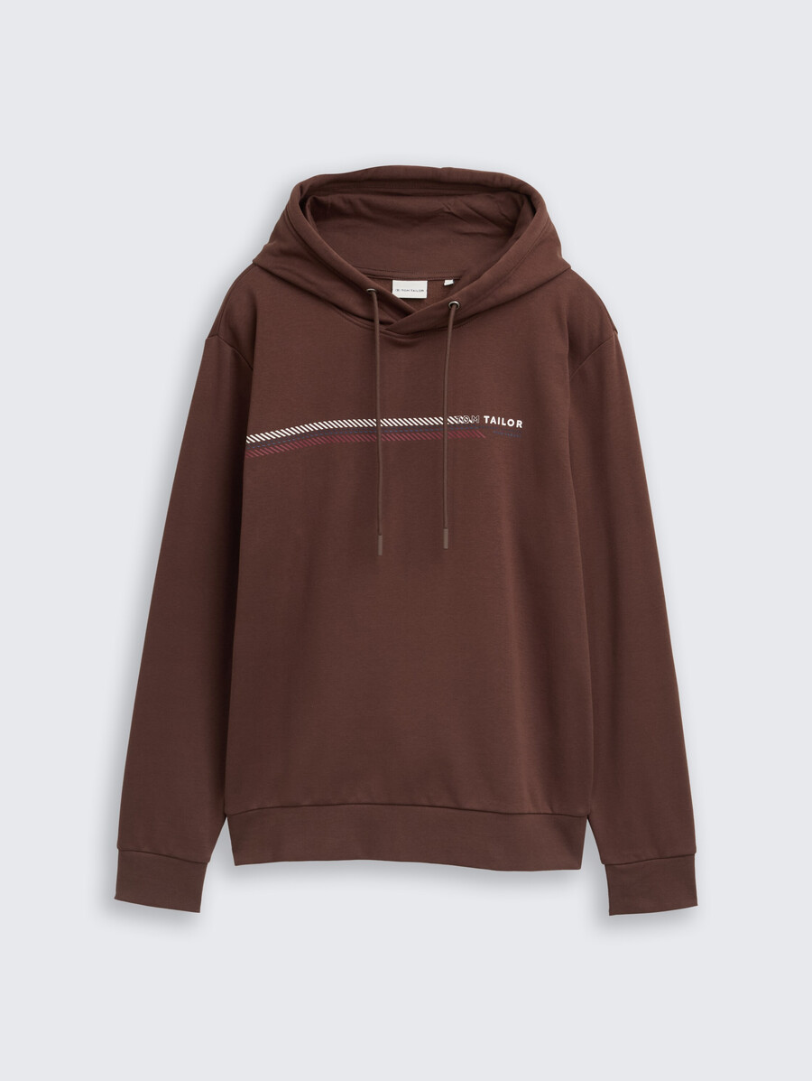 kapuzenpullover mit logodruck