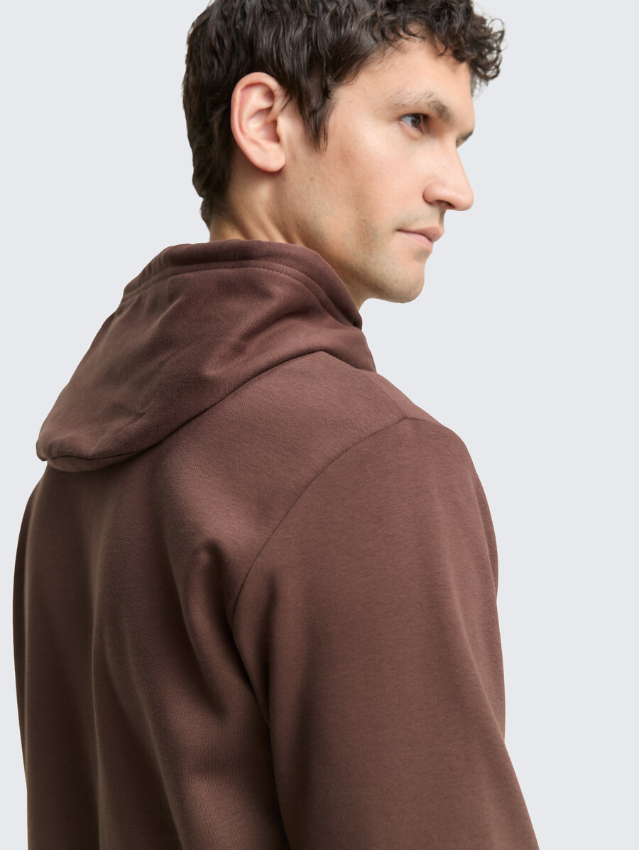 kapuzenpullover mit logodruck