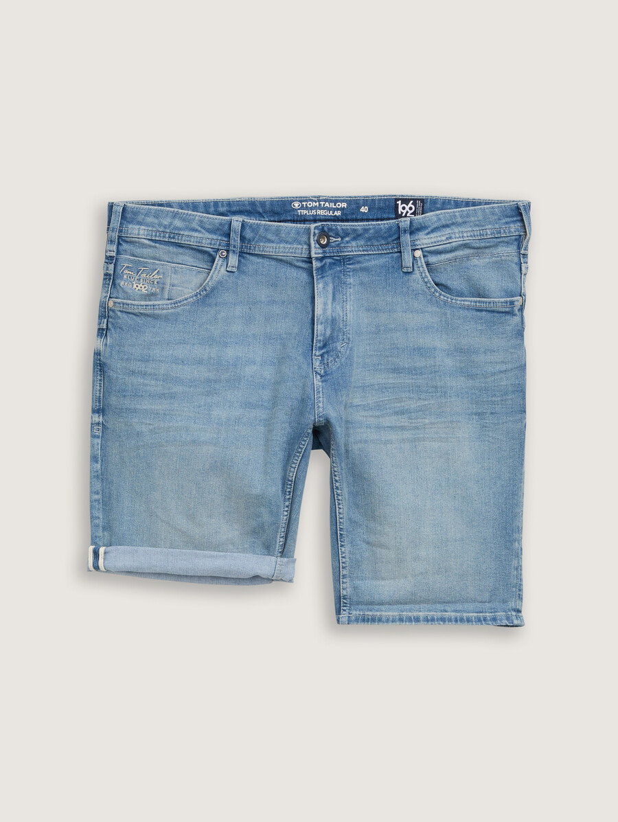plus size - ttplus regular fit denim-shorts