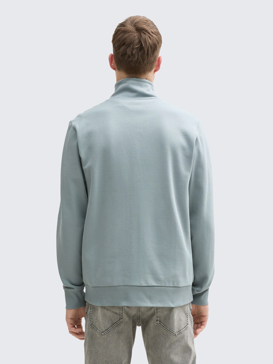 sweatjacke mit stehkragen