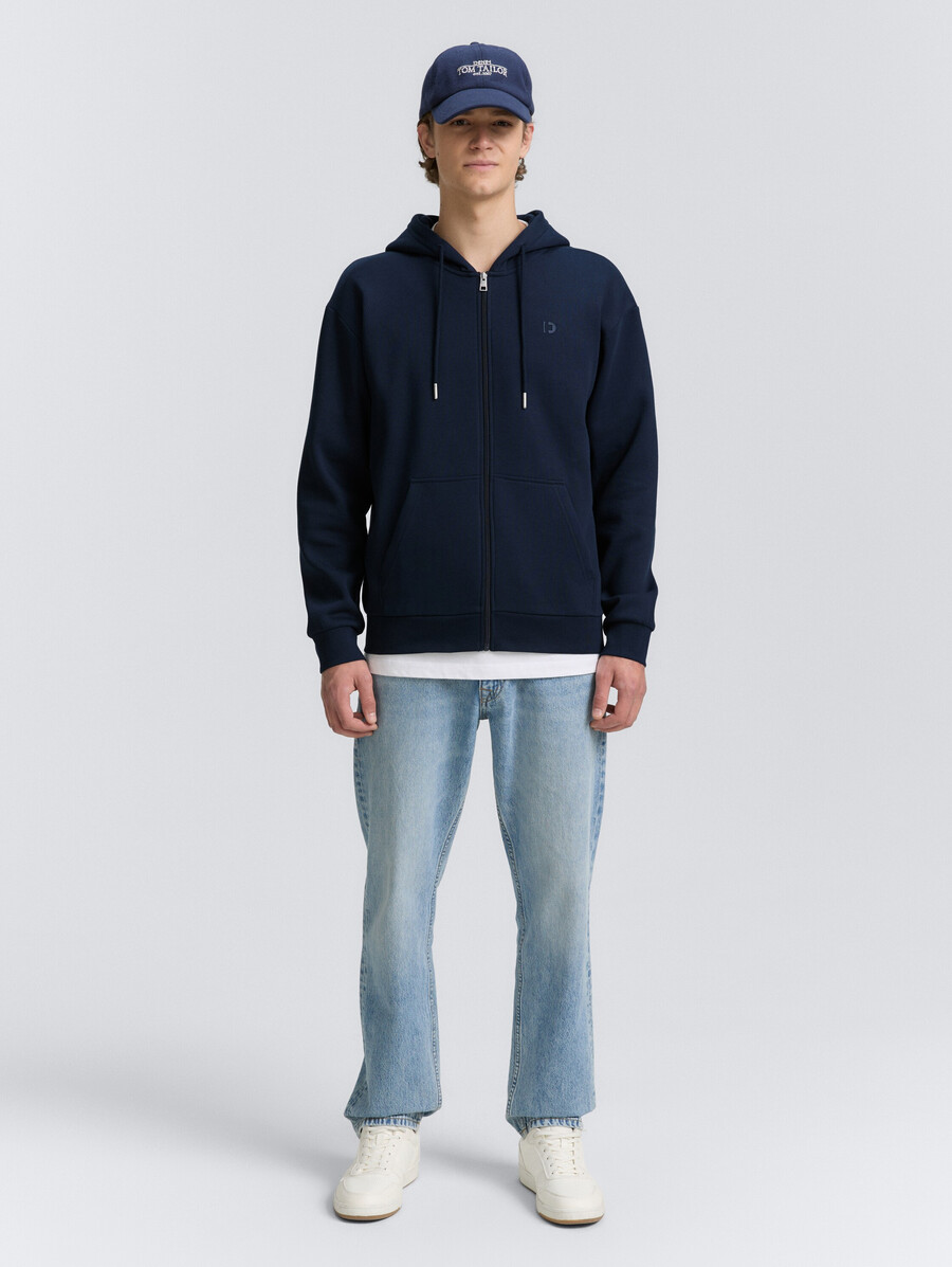 kapuzenjacke mit logodruck