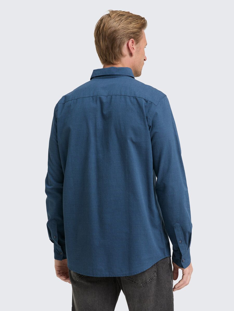 hemd in normaler passform mit brusttasche