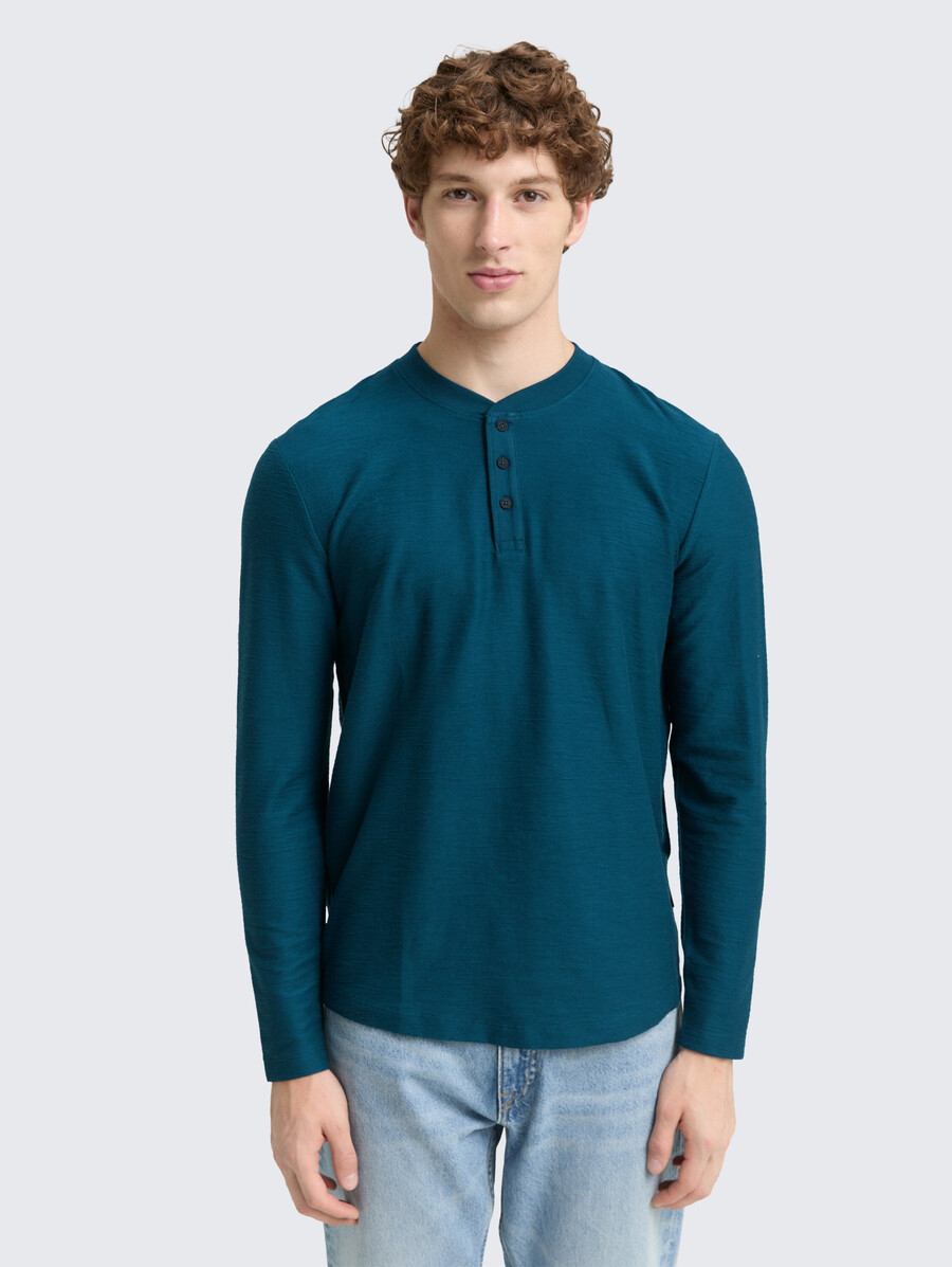 henley langarmshirt