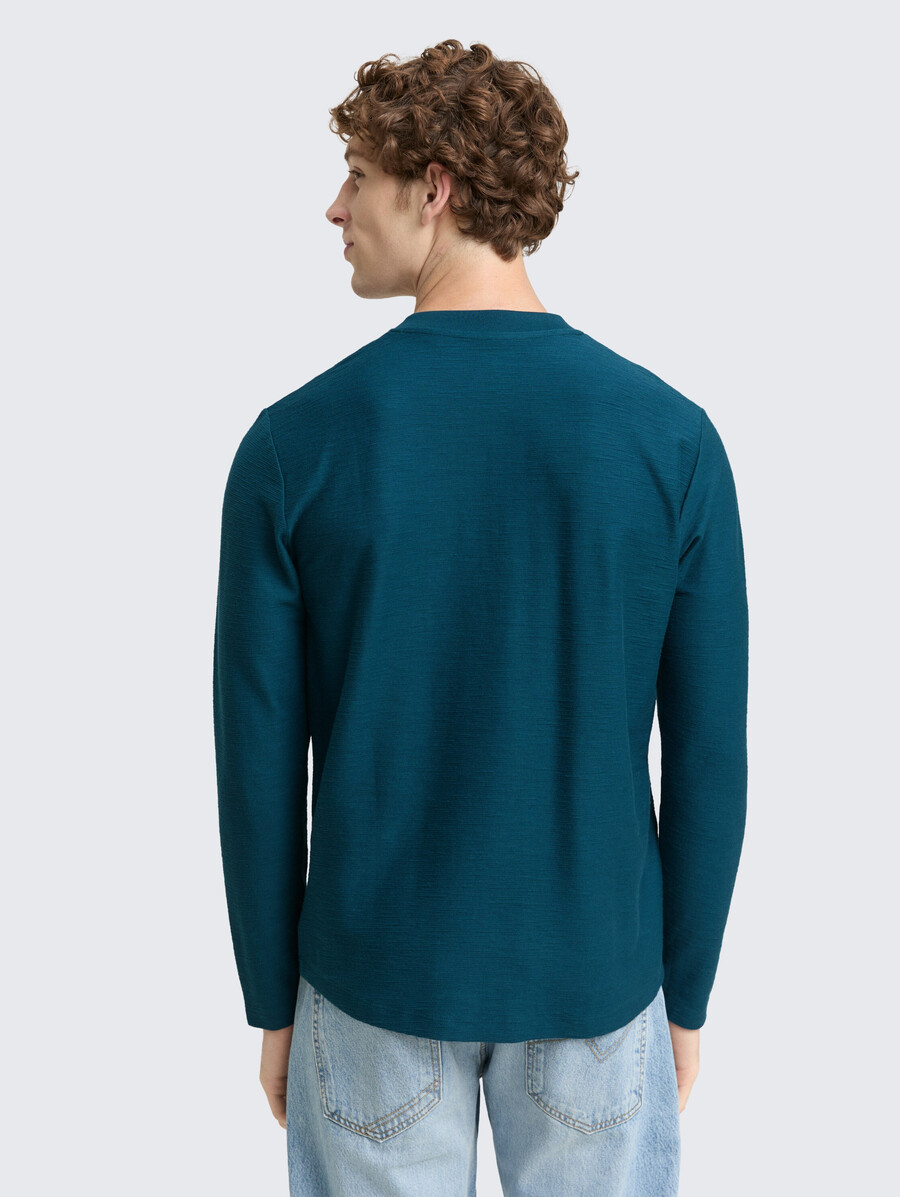 henley langarmshirt