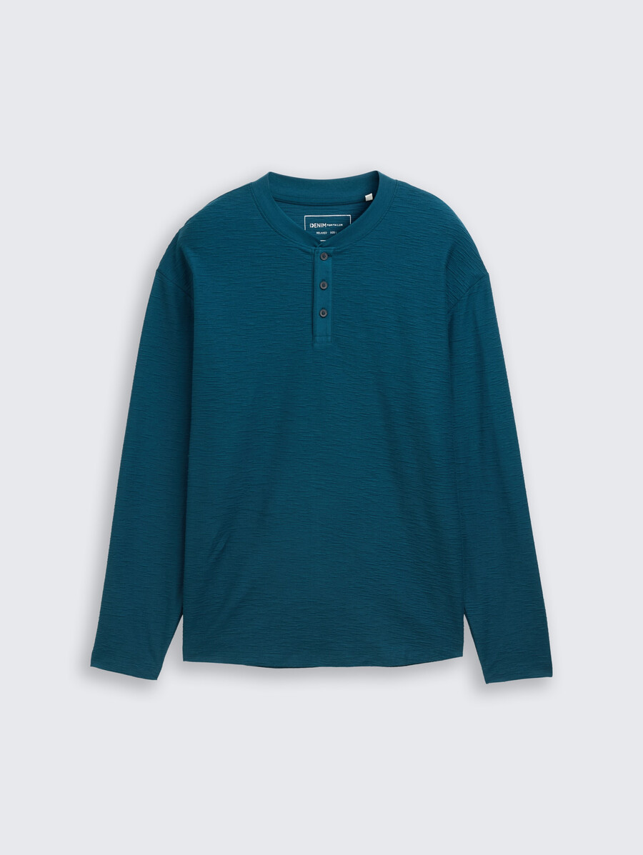 henley langarmshirt