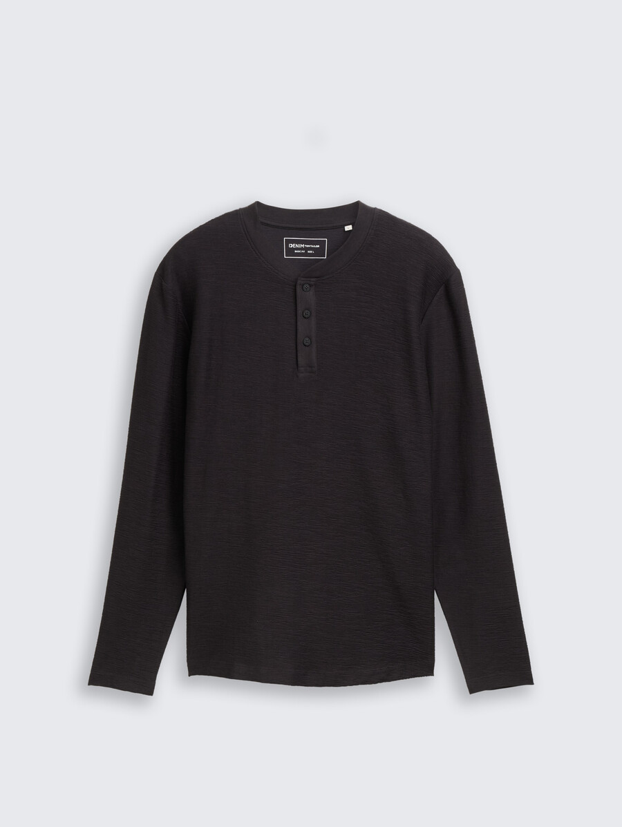 henley langarmshirt