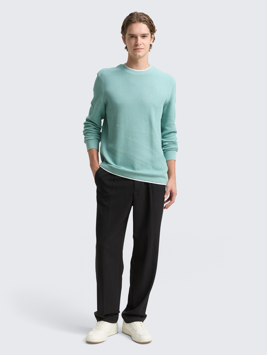 langärmeliges hemd mit 2-in-1-look