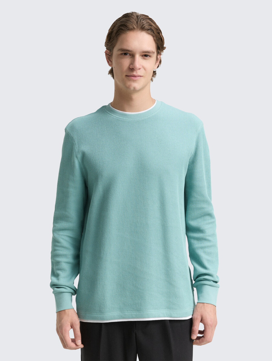 langärmeliges hemd mit 2-in-1-look