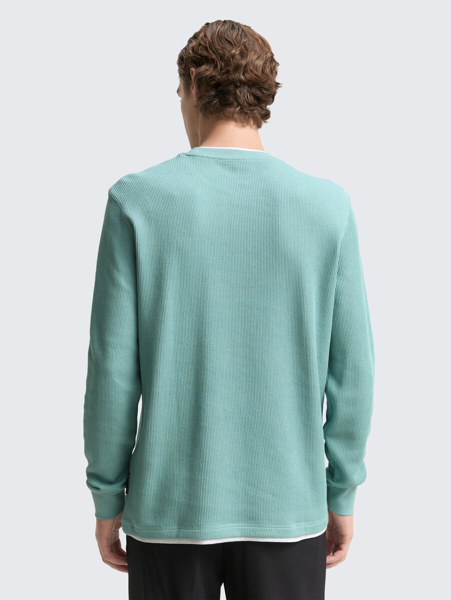 langärmeliges hemd mit 2-in-1-look