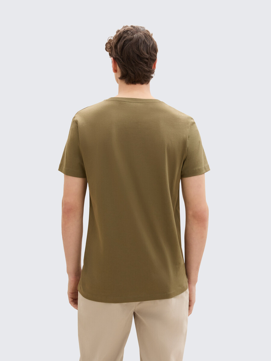 t-shirt mit aufdruck im 3er-pack