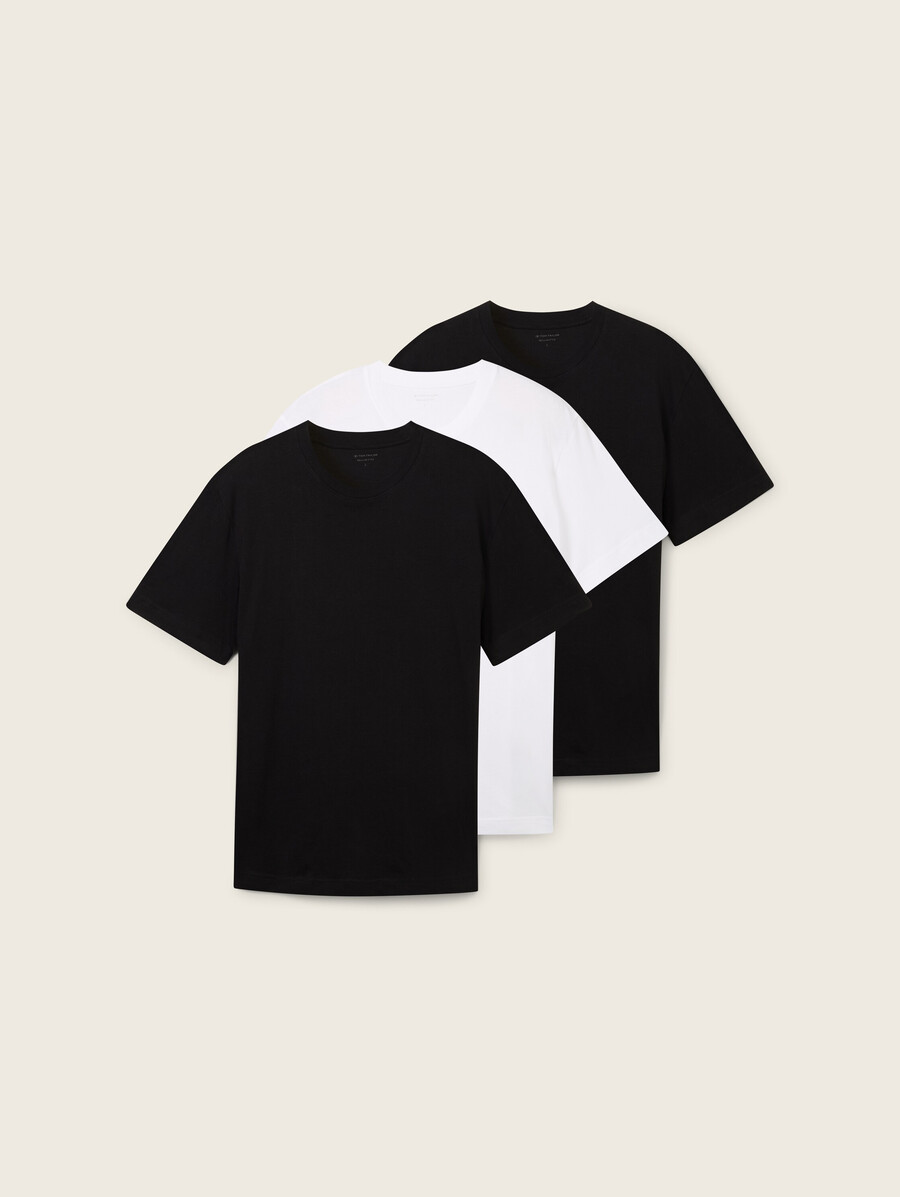 basic-t-shirts im 3er-pack