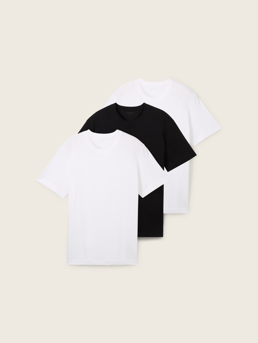 basic-t-shirts im 3er-pack