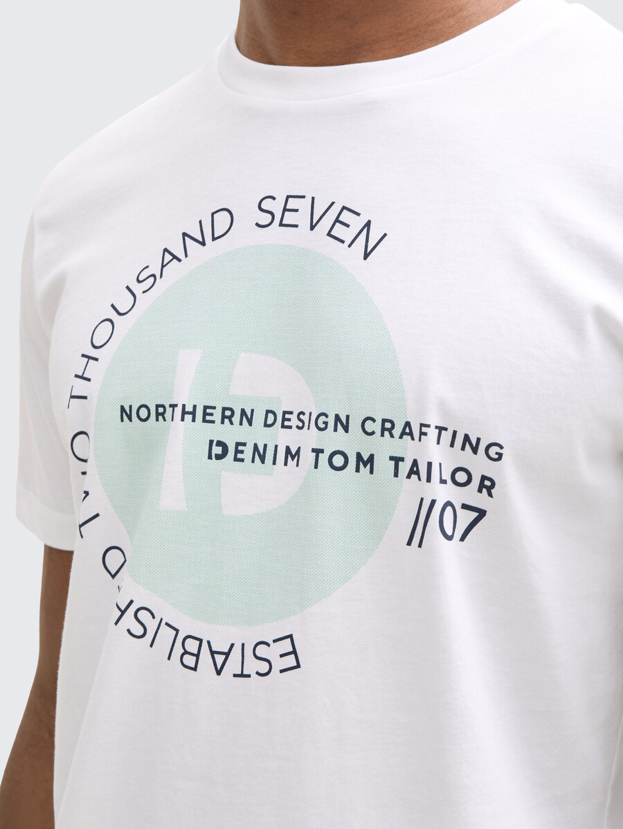 t-shirts mit aufdruck im 3er-pack