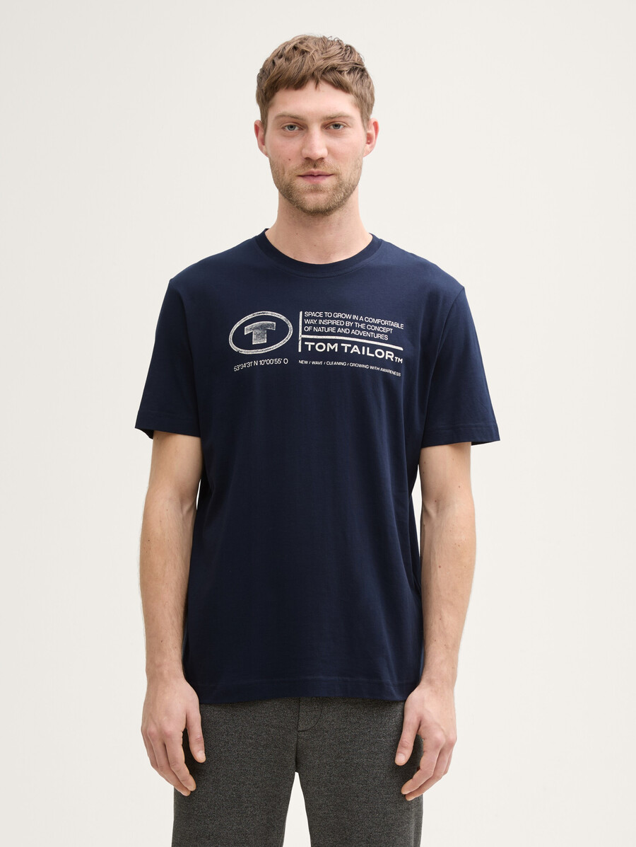 t-shirts mit aufdruck im 2er-pack