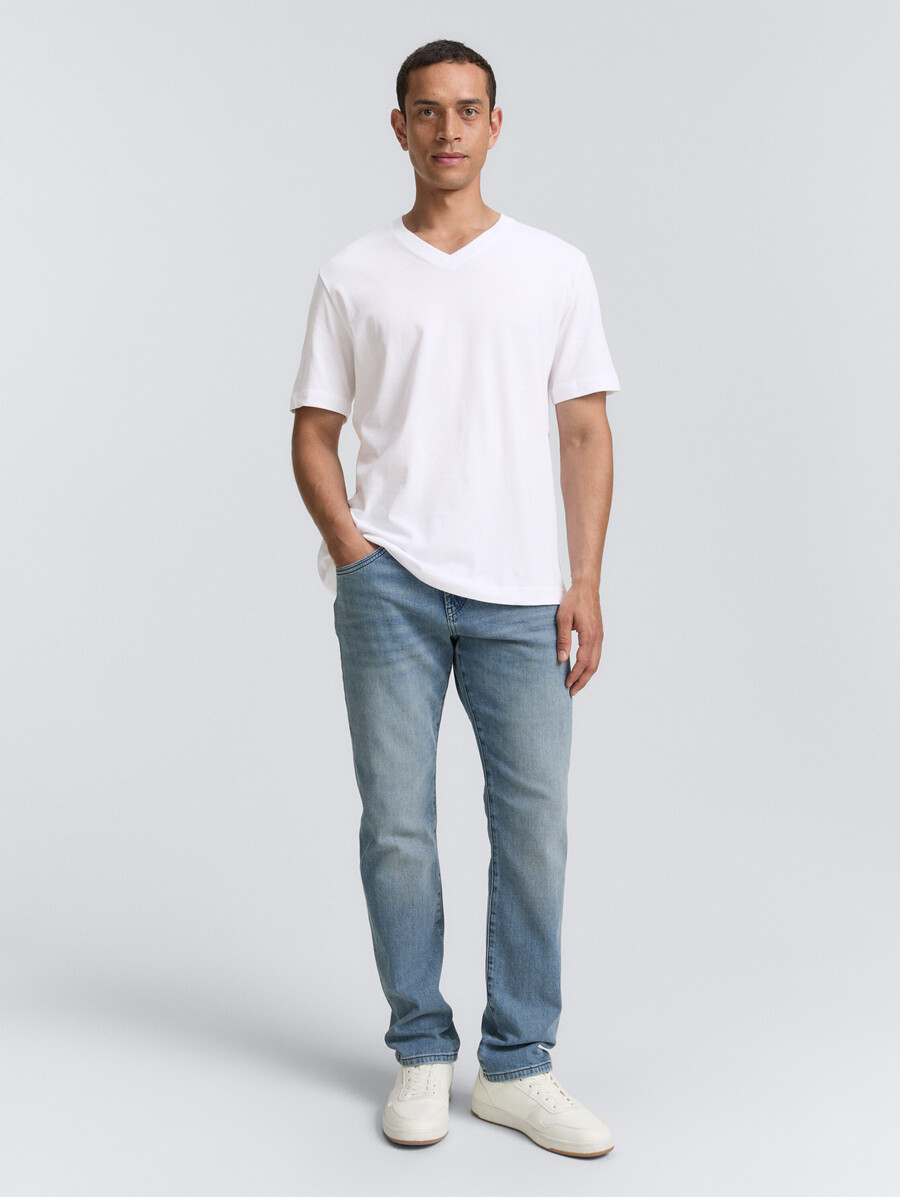 v-ausschnitt-t-shirts im 2er-pack