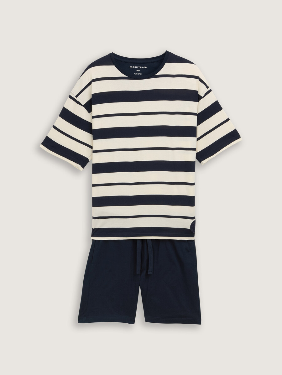 baumwollpyjama-set