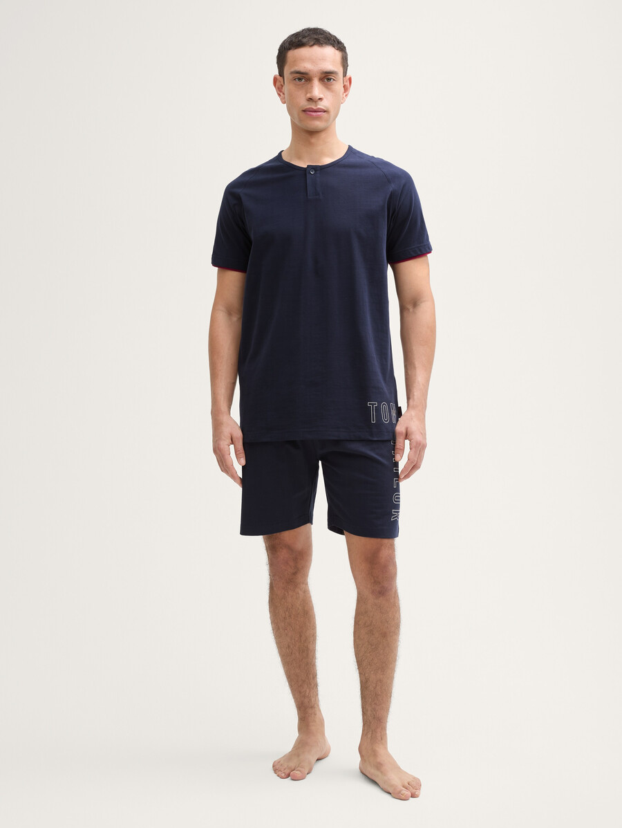 baumwollpyjama-set
