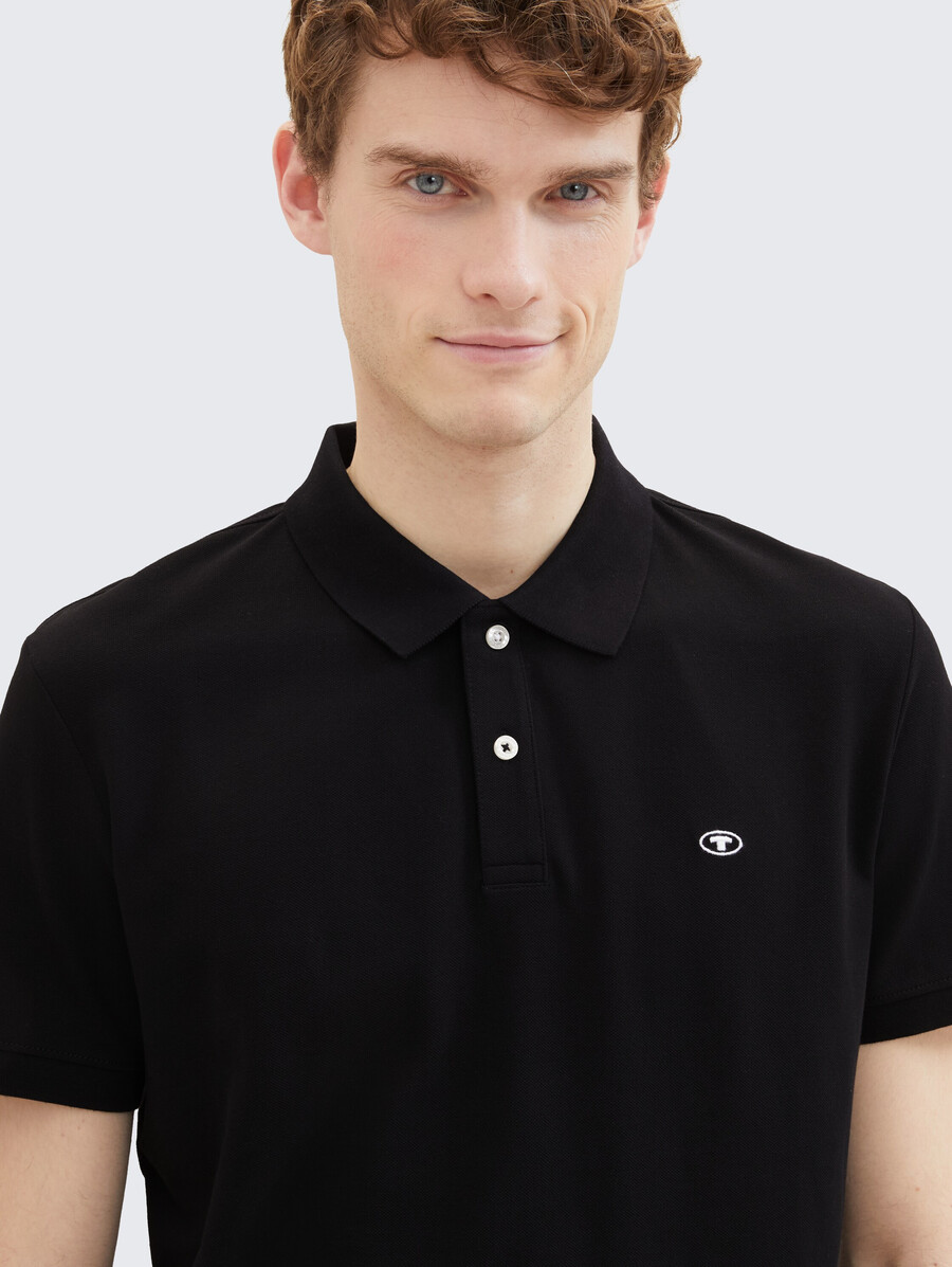 polohemd aus baumwollpiqué