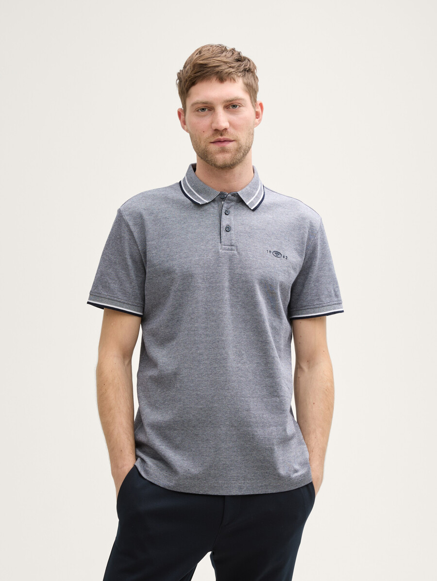 piqué-poloshirt mit stretchanteil