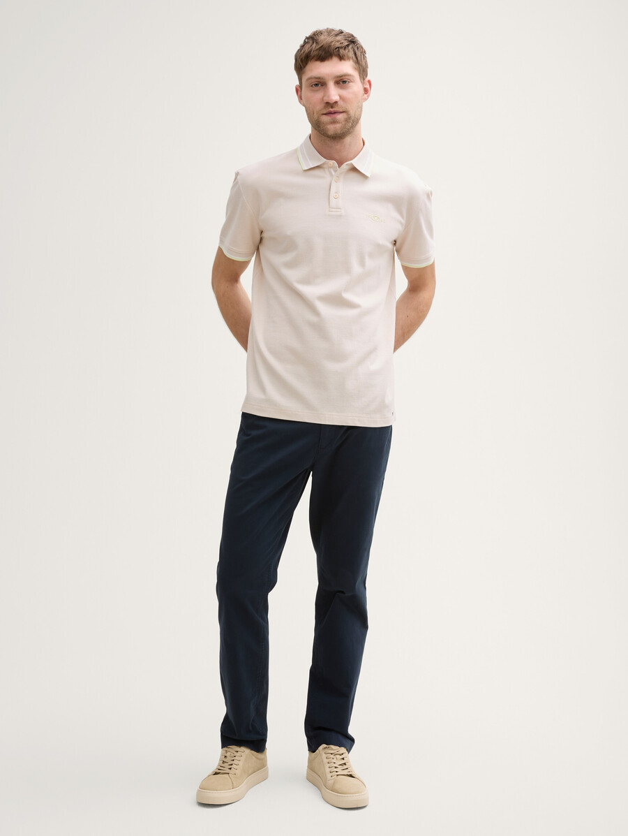 piqué-poloshirt mit stretchanteil