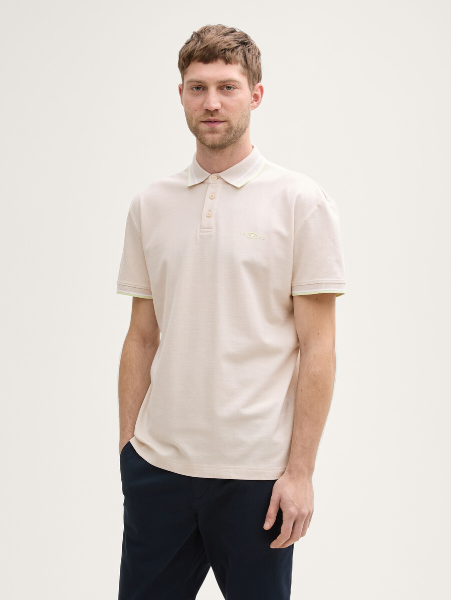 piqué-poloshirt mit stretchanteil