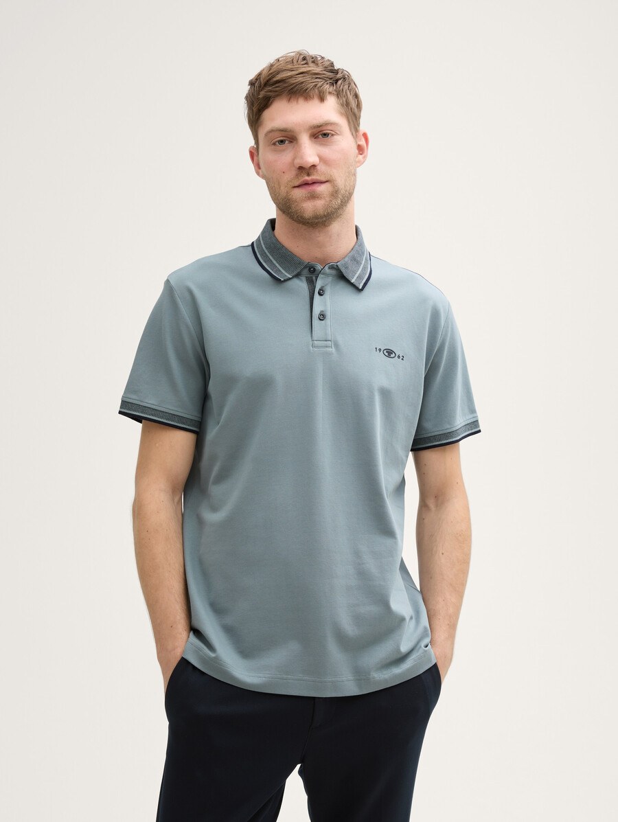 piqué-poloshirt mit stretchanteil