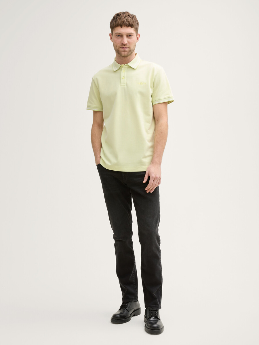 piqué-poloshirt mit stretchanteil