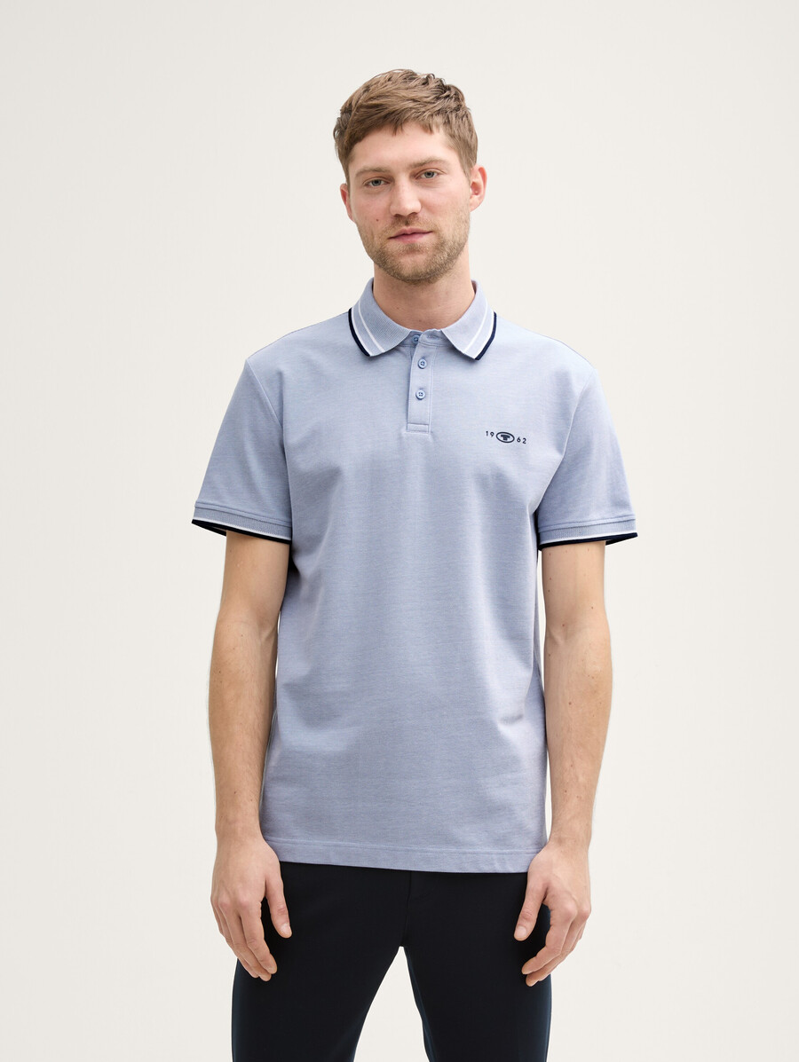 piqué-poloshirt mit stretchanteil
