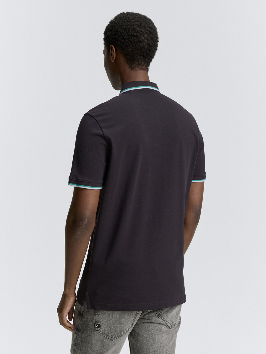piqué-poloshirt mit logodruck