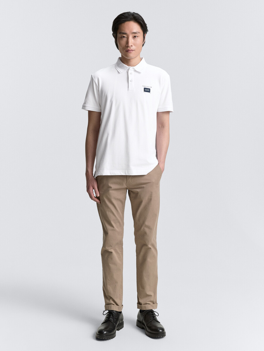piqué-poloshirt mit stretchanteil