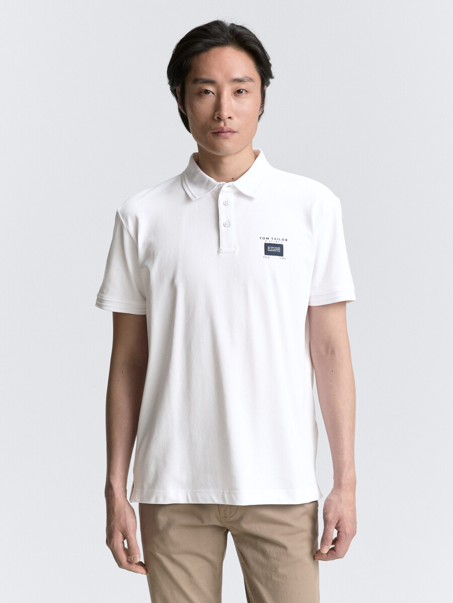 piqué-poloshirt mit stretchanteil