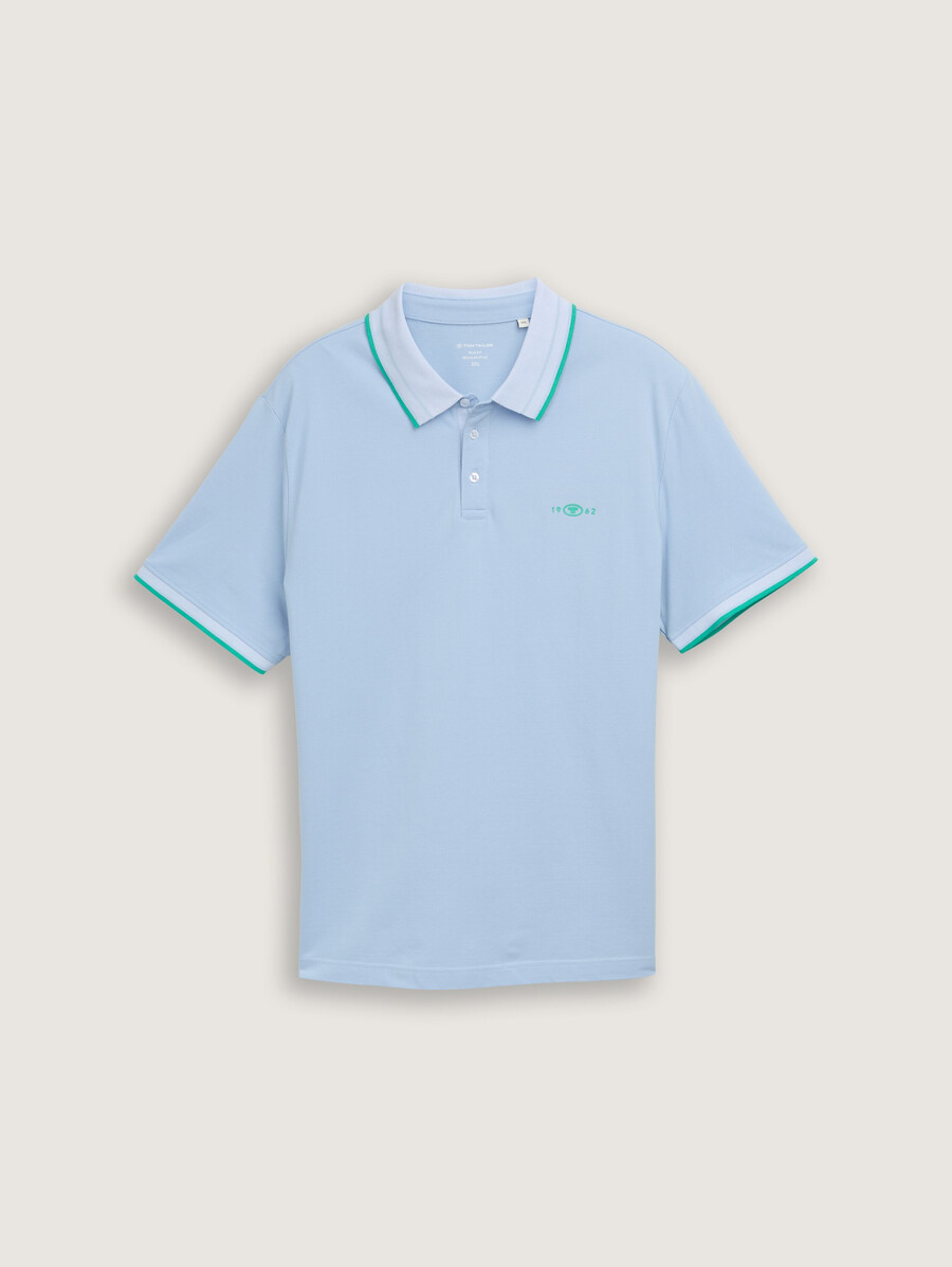 plus size – poloshirt aus stretch-piqué