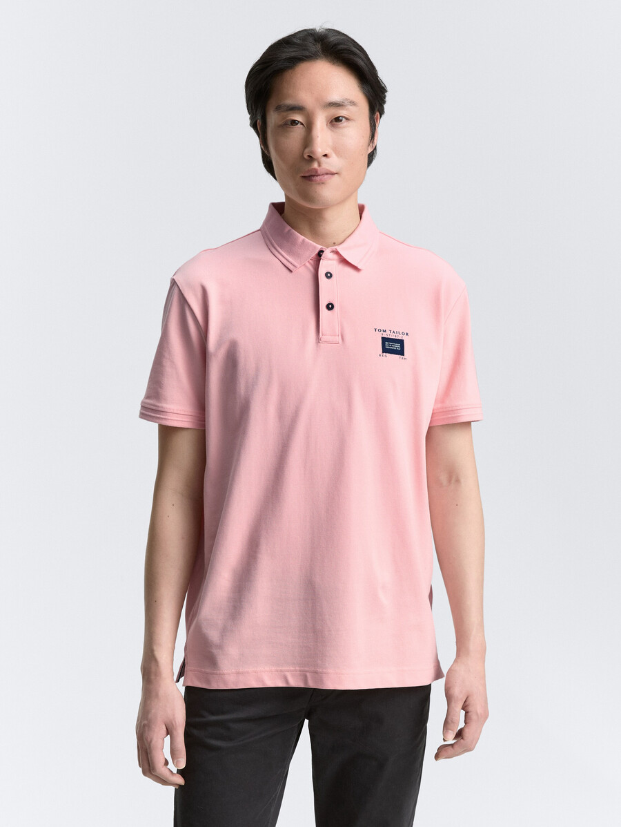 piqué-poloshirt mit stretchanteil