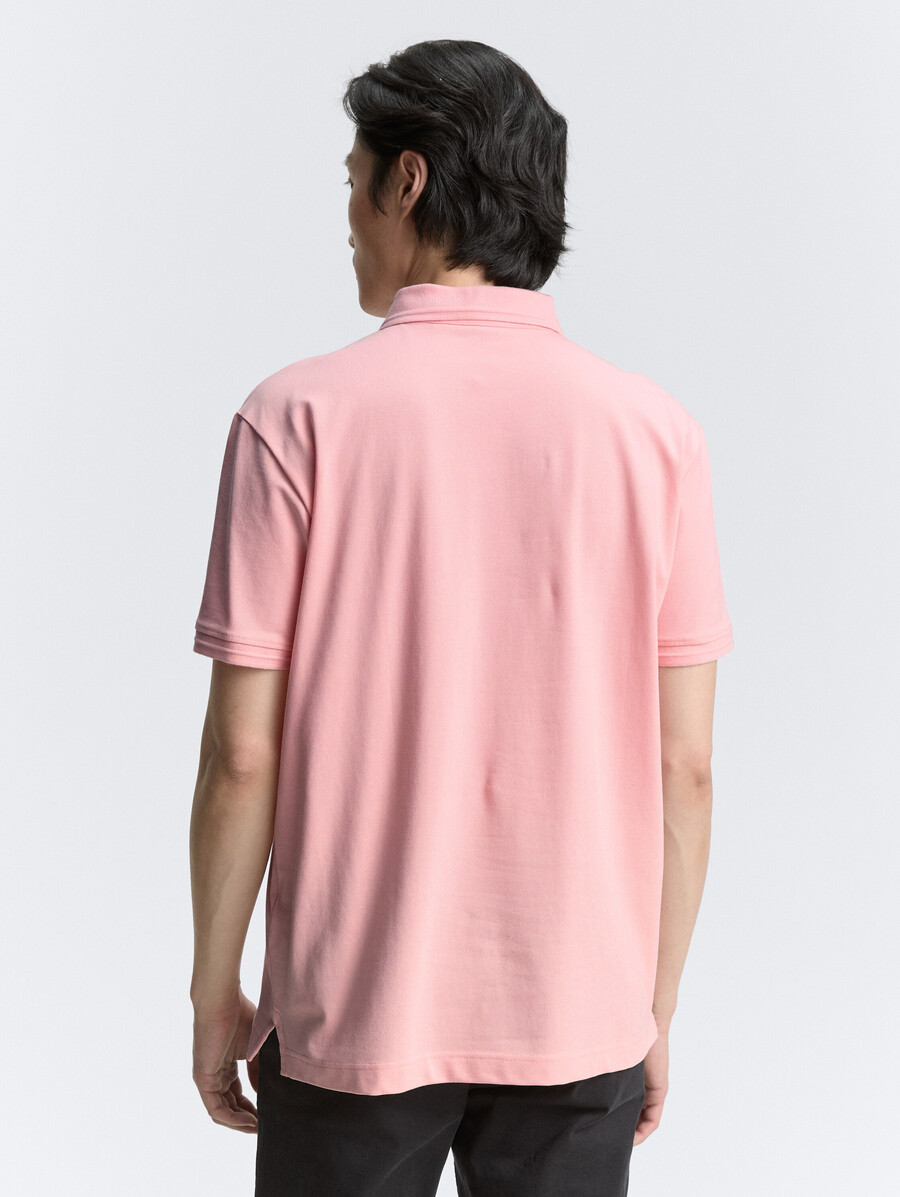 piqué-poloshirt mit stretchanteil