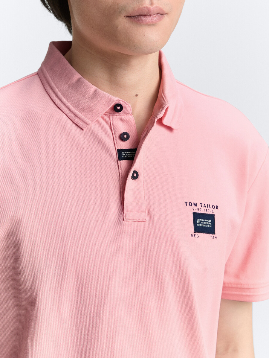 piqué-poloshirt mit stretchanteil