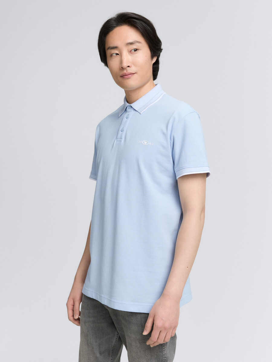 piqué-poloshirt mit stretchanteil