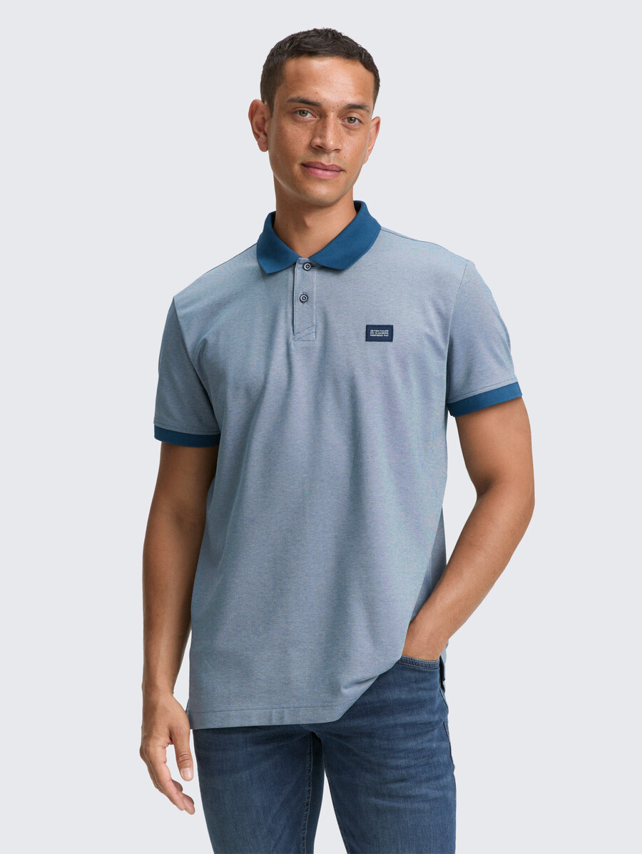 piqué-poloshirt mit stretchanteil