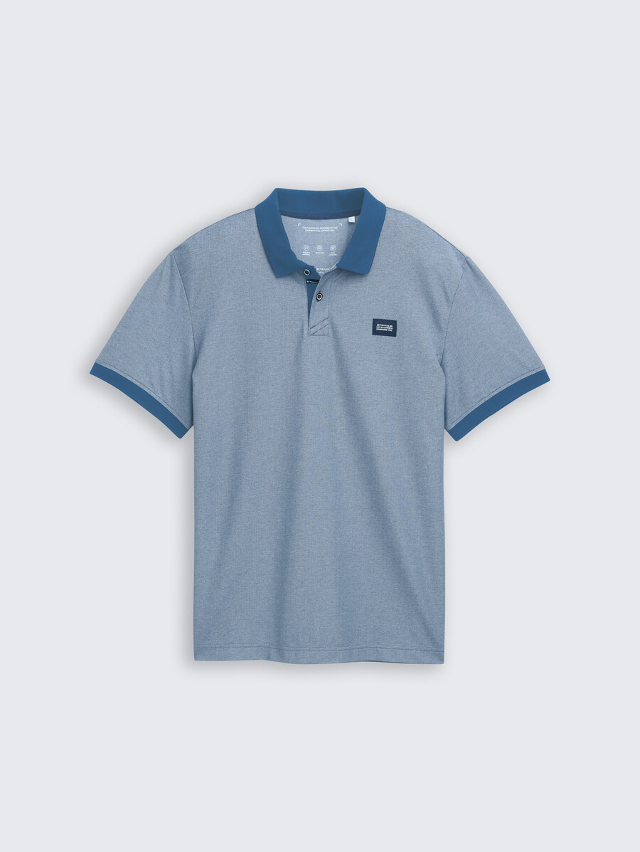 piqué-poloshirt mit stretchanteil