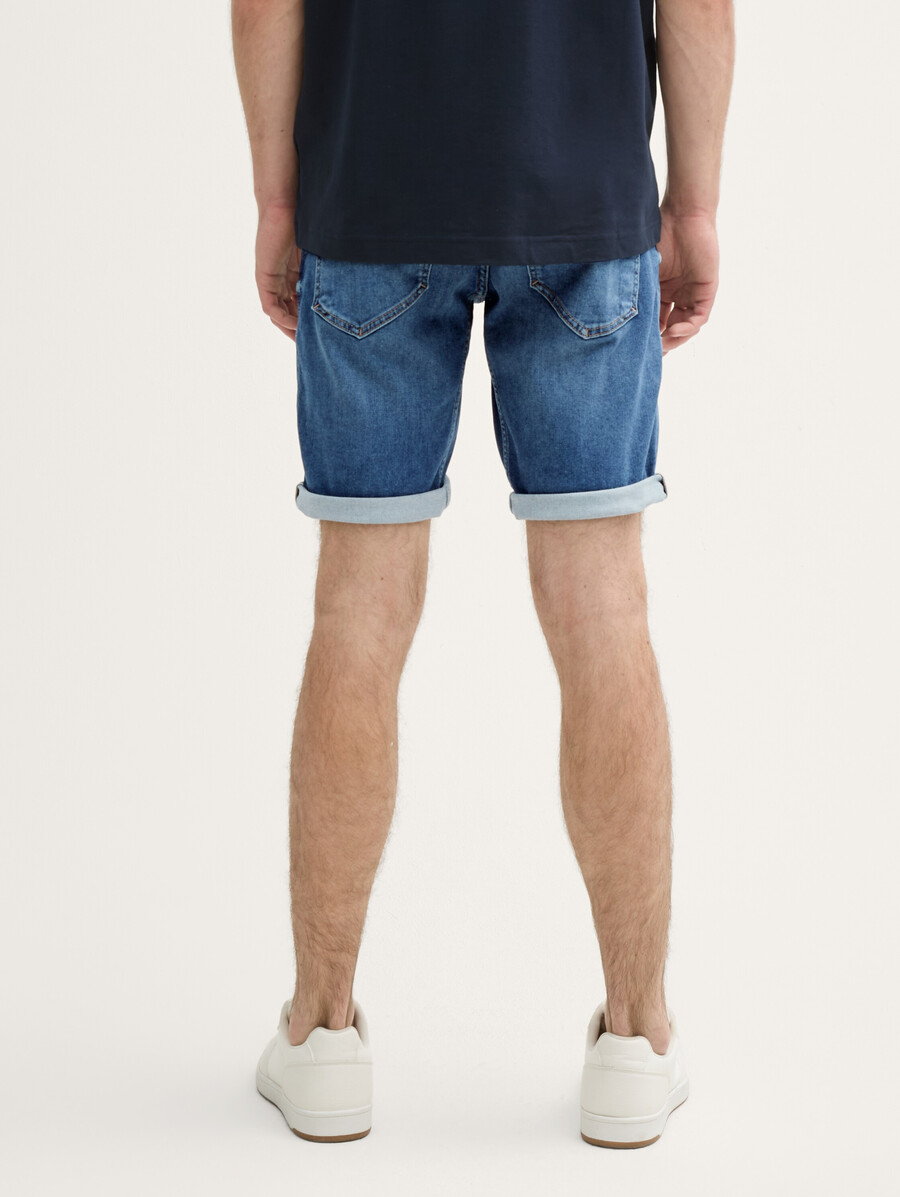 ttjosh regular slim jeansshorts mit superstretch