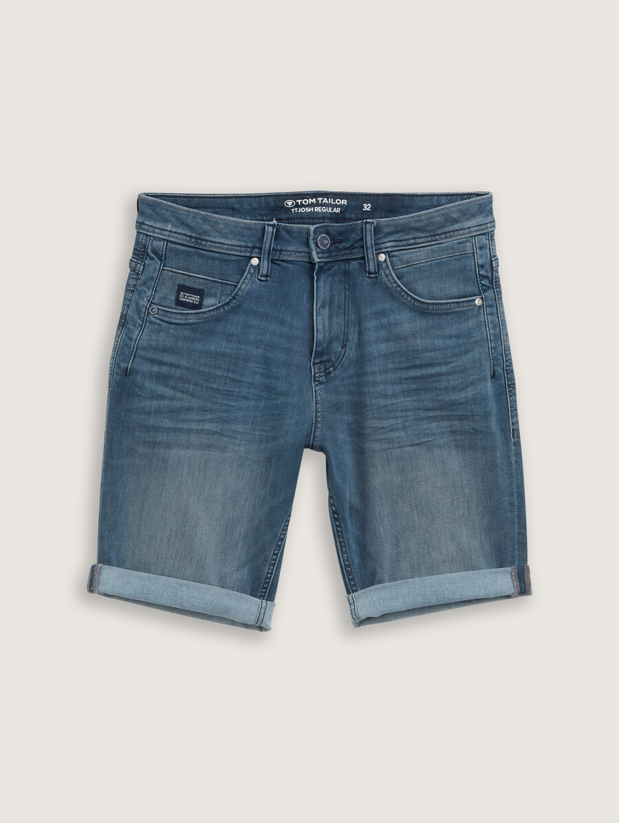 ttjosh regular slim jeansshorts mit stretchanteil
