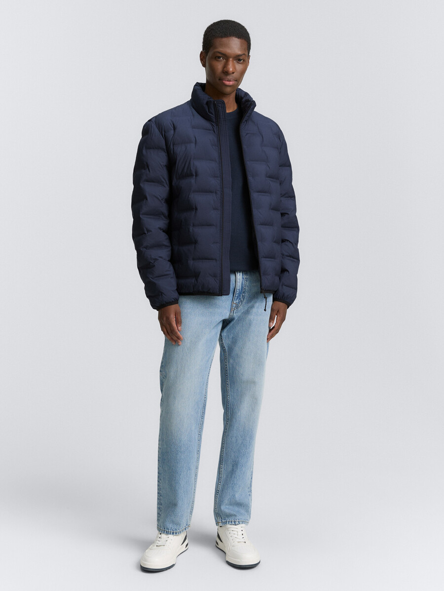 leichte steppjacke mit stehkragen
