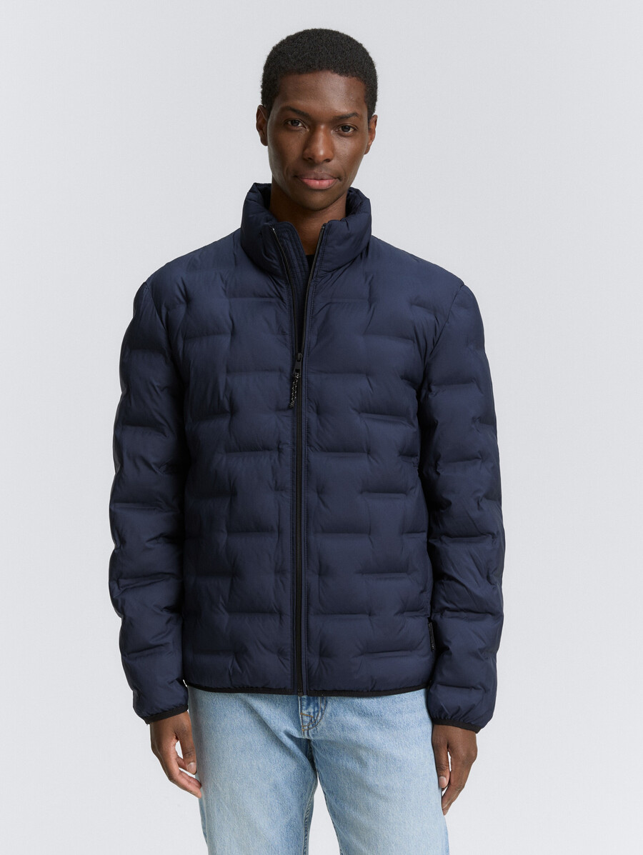 leichte steppjacke mit stehkragen