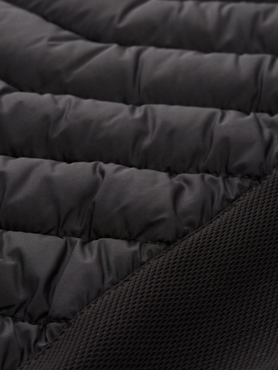 plus size – leichte gesteppte hybridjacke mit stehkragen