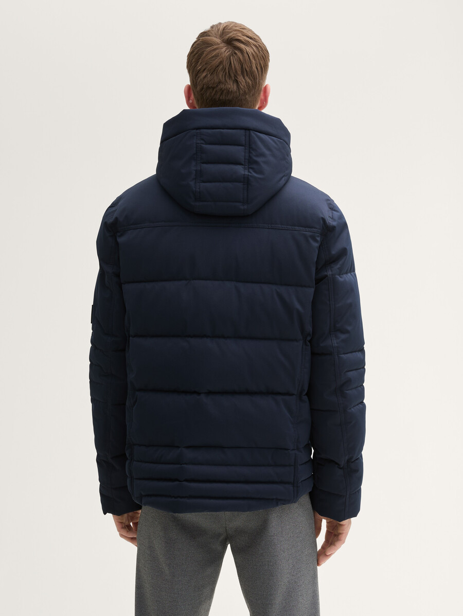 steppjacke mit abnehmbarer kapuze