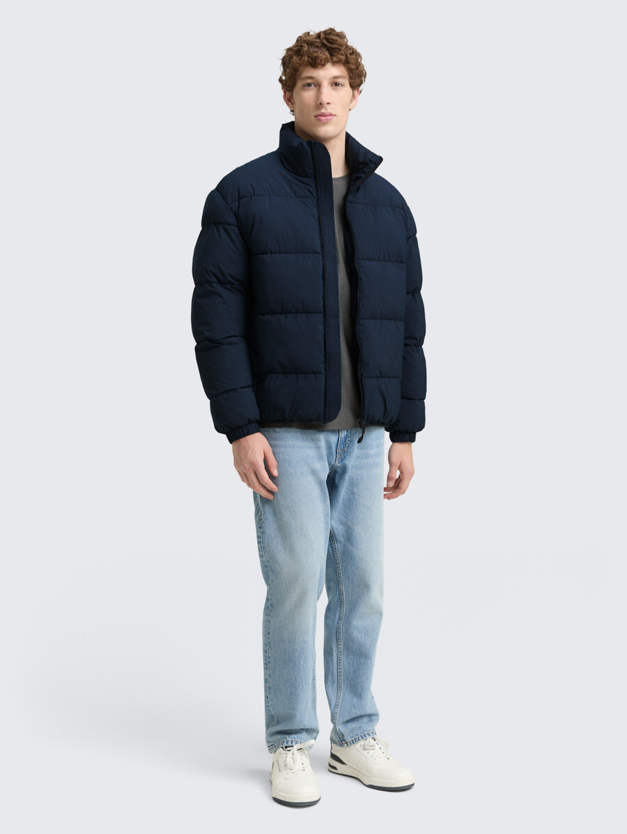leichte steppjacke mit stehkragen