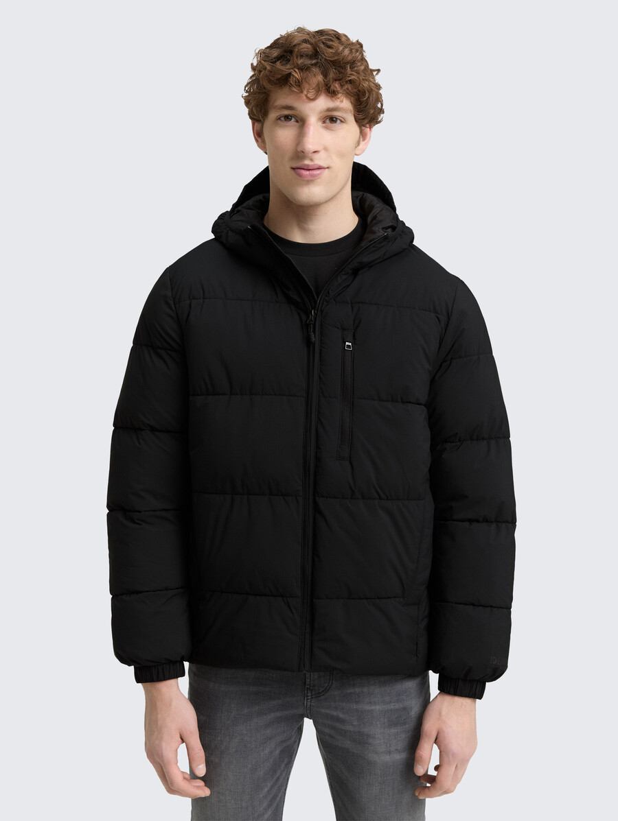 leichte steppjacke mit kapuze